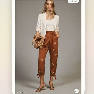 Anthropologie Pilcro Asymmetrical Printed Harem Pants NEW Size 26